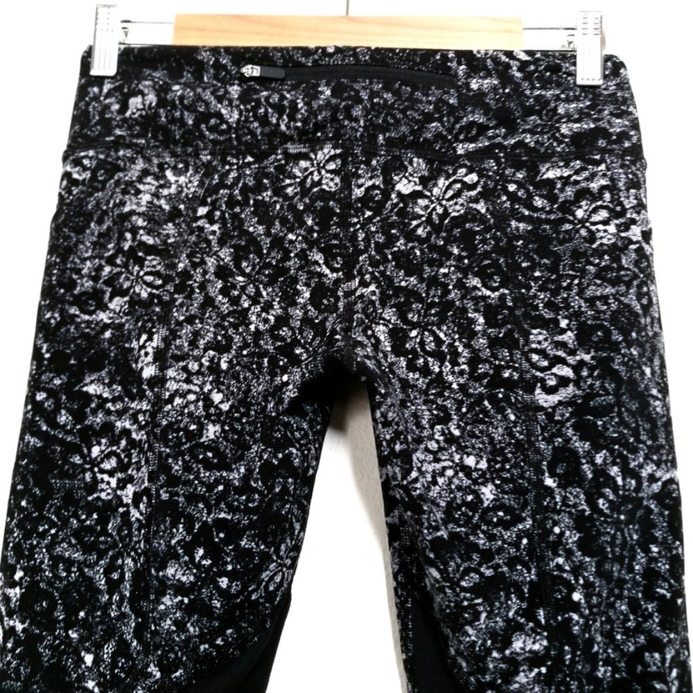 NEW | Lululemon Pace Rival Crop *22" Achromatize Ice Grey Black 6 - Picture 11 of 15